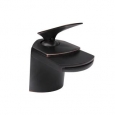 Novatto Wave Oil-rubbed Bronze Single-lever Deck-mount Waterfall Faucet (As Is Item)