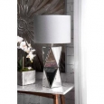 Watch Hill 30-inch Prism Tower Linen Shade Table Lamp (As Is Item)