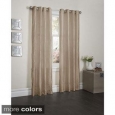 Sherry Crushed Satin 84-inch Curtain Panel Pair (As Is Item)