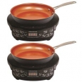 NuWave PIC Compact Precision Induction Cooktop w/ 9-inch Hard Anodized Fry Pan (2-Pack Bundle)