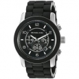 Michael Kors Men's MK8107 Runway Black Silicone Chronograph Watch