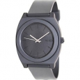 Nixon Men's Time Teller A119524 Black Polyurethane Quartz Fashion Watch