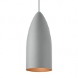 LBL Signal Rubberized Gray Exterior with Copper Interior LED Pendant