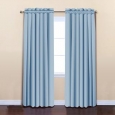 Aleko Blue 52-inch x 84-inch Thermal-insulated Blackout Curtain Panel Set