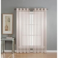 Window Elements Diamond Sheer Voile 84-inch Extra Wide Grommet Curtain Panel