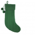 Cable Knit Stocking Green - Wondershop