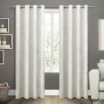 ATI Home Twig Insulated Woven Blackout Window Curtain Panel Pair (As Is Item)