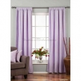 Lavender Tab Top Velvet Curtain / Drape / Panel - Piece