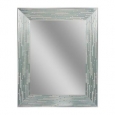 Headwest Reeded Sea Glass Rectangle Wall Mirror