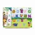 It's A Jungle In My Room 26-piece Jungle Upper Case Wooden Alphabet Puzzle