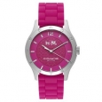 Coach Maddy Stainless Steel Women's Pink Rubber Strap Watch