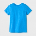 Toddler Boys' Pocket Short Sleeve T-Shirt - Cat & Jack Blue 5T