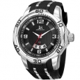Joshua & Sons Men's Swiss Quartz Diamond Date Strap Watch
