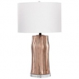 Cyan Design Setta Table Lamp with CFL Bulb Setta 1 Light Accent Table Lamp with White Shade - Brown