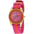 Michael Kors Women's MK2401 'Ryland' Chronograph Pink Nylon Watch