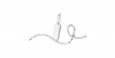 100ct Christmas Clear Mini String Lights White Wire 22 Ft 8" Long