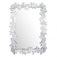 Zuo Modern Choppy Mirror Choppy Framed Rectangular Mirror