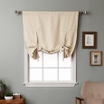 Aurora Home Solid Insulated 63-inch Blackout Tie Up Shade
