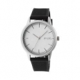 Simplify 5200 Quartz Watch Black Silicone/Silver