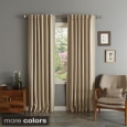 Aurora Home Solid Insulated Thermal Blackout Curtain Panel Pair