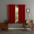 Aurora Home Grommet Top Thermal Insulated Blackout 64-inch Curtain Panel Pair - 52 x 64