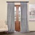 Exclusive Fabrics Signature Pinch Pleated Blackout Solid Velvet Curtain Panel (As Is Item)