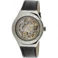 Swatch Men's Body And Soul YAS100D Silver Leather Automatic Fashion Watch