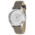 Coach Maddy Brown Fabric and Leather Women's Watch