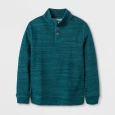 Boys' Pullover Sweater - Cat & Jack Green Heather XS
