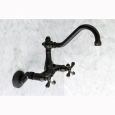 Oil-rubbed Bronze Wall-mount Kitchen Faucet