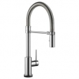 Delta 9659T-DST Trinsic Pullout Spray Electronic Single Hole Chrome Kitchen Faucet