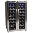 EdgeStar TWR325E 21 Inch Wide 32 Bottle Wine Cooler with Dual Cooling Zones