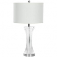 Safavieh Lighting 25-inch Zelda Glass Clear Table Lamp