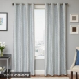 Softline Payton Wave Woven Grommet Top Curtain Panel (As Is Item)