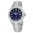 Tag Heuer Men's WAY1112.BA0928 '300 Aquaracer' Blue Dial Stainless Steel Swiss Quartz Watch