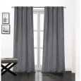 Soho Rod Pocket Window Curtain Panels with Thermal Lining, Set of 2, 84