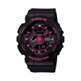 Casio Womens's G-Shock BA111-1A Black Rubber Analog and Digital Watch