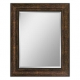Headwest Bronze Copper Beaded Finish Wall Mirror