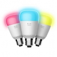 iLuv Rainbow8 60W App-Enabled Wi-Fi Multicolor Smart LED Light Bulb, 3 Pack