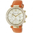 Michael Kors Women's Parker MK2279 Orange Leather Quartz Watch