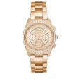 Michael Kors Women's MK6421 Vail Chronograph Gold Dial Gold-Tone Stainless Steel Bracelet Watch