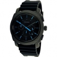 Fossil Men's Machine FS5323 Black Silicone Quartz Fashion Watch