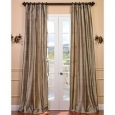 Exclusive Fabrics Signature Cashmere Textured Silk Curtain Panel