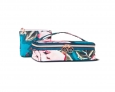 Sonia Kashuk Painterly Floral Small Train Case Cosmetic Organizer Travel Bag