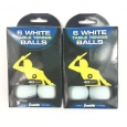 Franklin Sports 40mm 1-star White Tournament Table Tennis Ping Pong Balls 6-pack