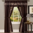 Achim Fairfield 5 Piece Window Curtain Set