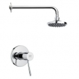 Nameeks SS1036 Remer 2.5 GPM Single Function Rain Shower Head with Valve Trim Rough In Included