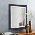 Appalachian Navy Framed Beveled Wall Mirror