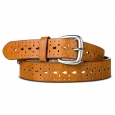 Women's Belt Light Brown Perforated Merona XS