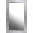 Champagne silver finish beveled wall mirror 26.50X42.50X0.75 (As Is Item)